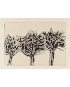 Bronisław Wolanin, Szkic do obrazów ceramicznych "Drzewa", 1968 - pic 1
