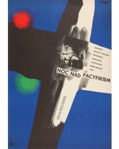 Wojciech Fangor, Plakat do filmu "Noc nad pacyfikiem", reż. William A. Wellman, 1954 - pic 1