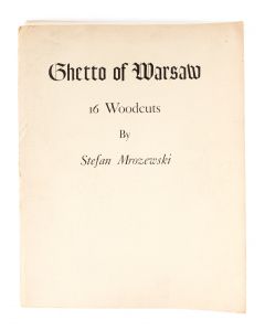 Stefan Mrożewski, Teka 16 drzeworytów "Ghetto of Warsaw" , 1966 - pic 1