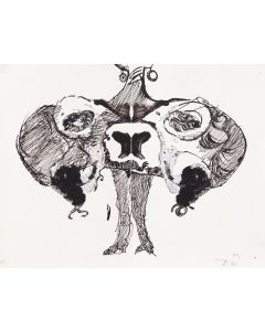 Włodzimierz Dawidowicz, Kobieta-Motyl, 1974 - pic 1