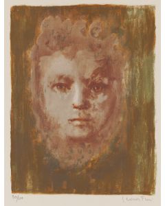 Leonor Fini, "Twarz kobiety" ("Visage de femme"), 1970/1979 - pic 1