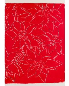 Andy Warhol, "Poinsettias" [a] - Christmas Star, 1983 - pic 1