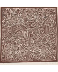 Ivan Ostafiichuk, Kobieta z grabiami, 1970 - pic 1