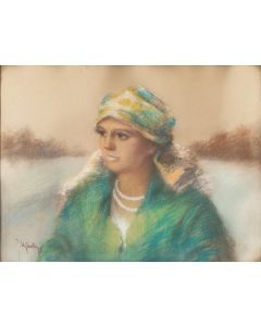 Józef Ujhelyi, Portret młodej kobiety - pic 1