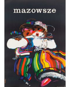 Waldemar Świerzy, Plakat "Mazowsze", 2 poł. XX w. - pic 1
