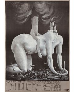 Franciszek Starowieyski, Plakat do filmu "Cauchemars" reż. Wojciech Marczewski , 1979 - pic 1