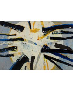 Ireneusz Walczak, "Rekonstrukcja II" (dyptyk), 1991 - pic 1