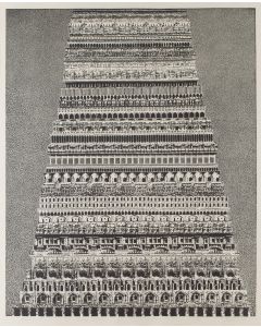 Roman Opałka, "Wieża Babel", 1968 - pic 1