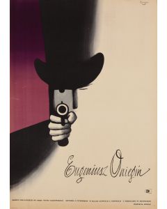 Wojciech Fangor, Plakat do filmu "Eugeniusz Oniegin", reż. R. Tichomirow, 1960 - pic 1