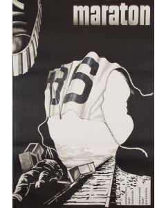 Sławomir Lewczuk, "Maraton", plakat, 1986 - pic 1