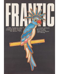 Jakub Erol, Plakat "Frantic", reż. Roman Polański, 1988 - pic 1