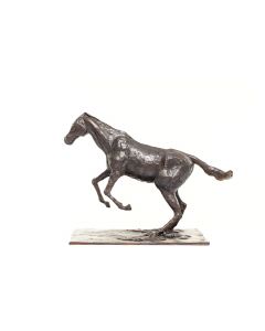 Edgar Degas, "Koń pokonujący przeszkodę" ("Cheval s’enlevant sur l’obstacle"), lata 90. XX w. - pic 1