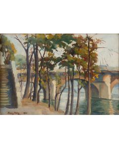 Roman Jarosz, "Most na Sekwanie" ("Pont-Neuf"), 1923 - pic 1