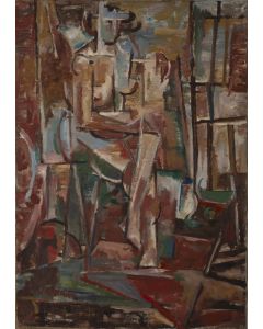 Zbylut Grzywacz, "Akt kobiety siedzącej", 1958 - pic 1