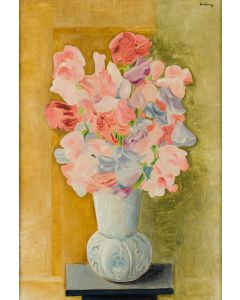 Mojżesz (Moise) Kisling, Kwiaty groszku w wazonie ("Pois de senteur"), 1936 - pic 1