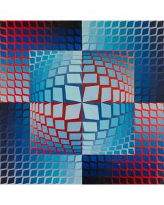 Victor Vasarely, Motivanzahl/8, 2 poł. XX w. - pic 1