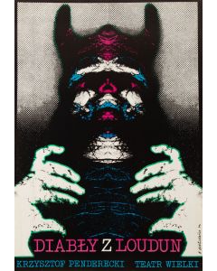 Roman Cieślewicz, Plakat do opery "Diabły z Loudin" Krzysztofa Pendereckiego, Teatr Wielki w Warszawie, 1974 - pic 1