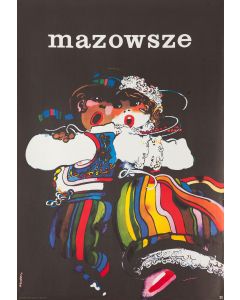 Waldemar Świerzy, Plakat "Mazowsze", projekt: 1974 - pic 1