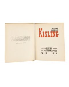 Album "Kisling" André Salmona, 1928 - pic 1