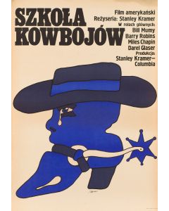 Maciej Żbikowski, Plakat filmowy "Szkoła kowbojów", reż. Stanley Kramer - pic 1