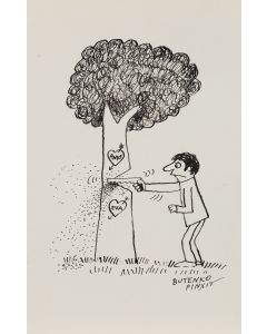 Bohdan Butenko, Nowa miłość, ilustracja satyryczna, 2 poł. XX w. - pic 1