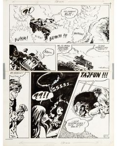 Tadeusz Raczkiewicz, "Tajfun" - Na tropie Skorpiona, plansza komiksowa nr 21, 1987 - pic 1