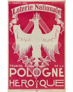 Louis Marcoussis, Loterie Nationale - Tranche de la Pologne Heroique, 1939 - pic 1