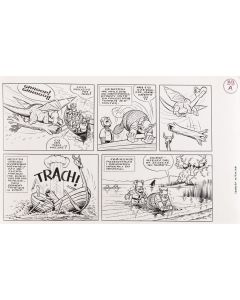 Janusz Christa, "Kajko i Kokosz. Skarby Mirmiła", plansza komiksowa nr 39A, 1982 - pic 1