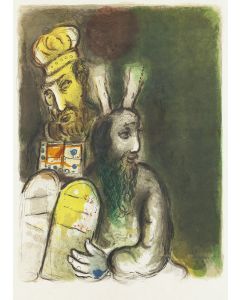 Marc Chagall, Exodus (zielony), 1966 - pic 1