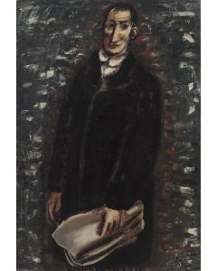 Zygmunt Józef Menkes, Portret mężczyzny ("Lewita"), 1927 - pic 1