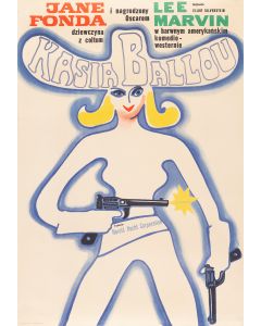 Wiktor Górka, Plakat do filmu "Kasia Ballou", reż. Elliot Silverstein, 1967 - pic 1