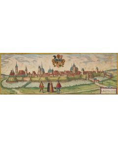 Georg Braun & Franz Hogenberg, Panorama Legnicy, 1618 - pic 1