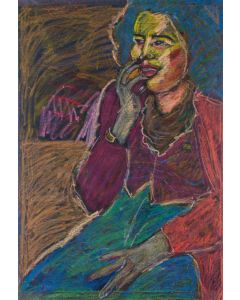 Wiesław Obrzydowski, Portret kobiety, 1989 - pic 1