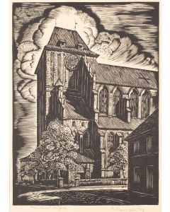 Bogusław Marschall, "Toruń, kościół św. Jana", 1947 - pic 1