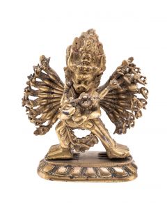 Figura bóstwa Jamanataka, forma Jab/Jum, XIX w. - pic 1