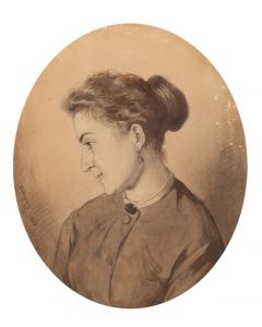 Walery Eljasz Radzikowski, "Portret żony Natalii", 1868 - pic 1