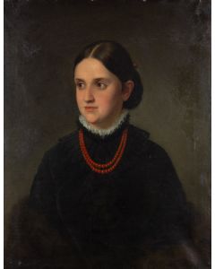 Karl Teibler, Portret Melanie von Keisfler, 1882 - pic 1