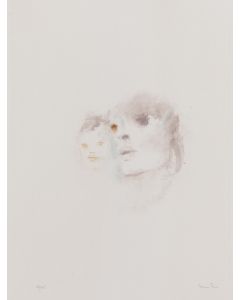 Leonor Fini, "Dwa oblicza" ("Deux visages"), 1970/1979 - pic 1
