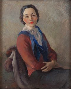 Włodzimierz Bartoszewicz, "Portret p. H. Woźnikowej", 1952 - pic 1