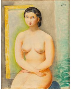 Mojżesz (Moise) Kisling, "Akt siedzący" ("Nu assis"), 1930 - pic 1