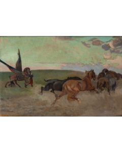 Eugeniusz Geppert, Spłoszone konie i pegaz, 1923 - pic 1