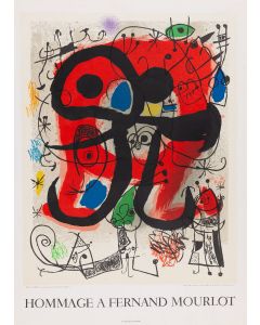 Joan Miro, "Hommage a Fernand Mourlot (Le Lézard aux plumes d’or)", 1990 - pic 1