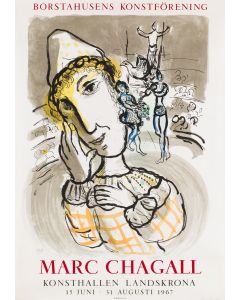 Marc Chagall, "Le cirque a Clown Jaune", 1978 - pic 1