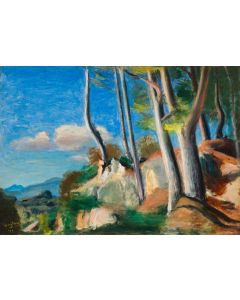 Henryk Hayden, Widok na Mougins, 1941 - pic 1