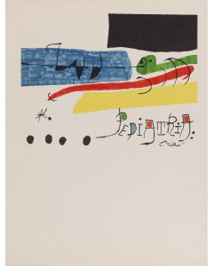 Joan Miro, "XIV Congres Espanol de Pediatra", 1976 - pic 1