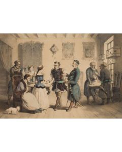 Autor nierozpoznany (XIX w.), "Pan Franciszek Ołtarzowski w Imieniu P. Paska w ozdobnéy mowie oddaie prezent Pannie Teresie Krosnowskiej Podczaszance Rawskiey etc.", 1848-49 - pic 1