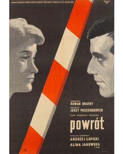 Wojciech Fangor, Plakat do filmy "Powrót", reż. Jerzy Passendorfer, 1960 - pic 1