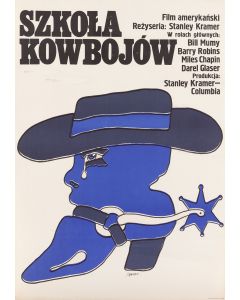 Maciej Żbikowski, Plakat do filmu "Szkoła Kowbojów", reż. Stanley Kramer, 2 poł. XX w. - pic 1