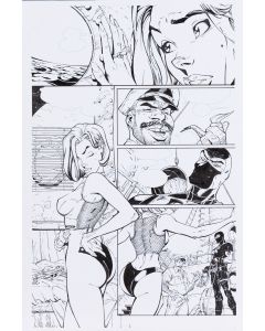 Adam Kmiołek, Kopia planszy Danger Girl #5 (J. S. Campbell, A. Garner), XX/XXI w. - pic 1