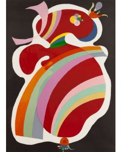 Wassily Kandinsky, "La forme rouge", 1969 - pic 1